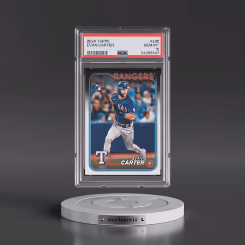 2024 Topps #280 Evan Carter (PSA 10 GEM MINT)