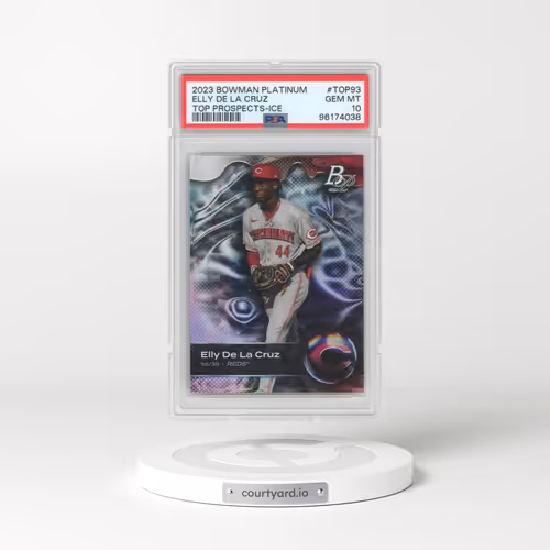 2023 Bowman Platinum Top Prospects #TOP93 Elly de La Cruz - Ice (PSA 10 GEM MINT)