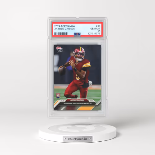 2024 Topps Now #19 Jayden Daniels (PSA 10 GEM MINT)