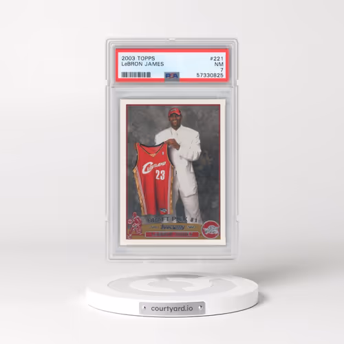2003 Topps #221 LeBron James (PSA 7 NM)