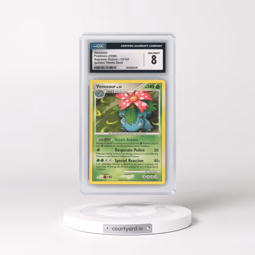 2009 Supreme Victors #13/147 Venusaur - (Non-Holo) Ignition Deck (CGC 8 NM-MT)