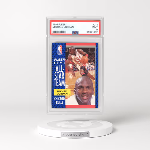1991 Fleer #211 Michael Jordan (PSA 9 MINT)