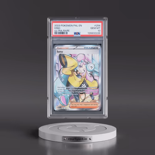 2023 Pokémon Pal EN-Paldea Evolved #254 Iono - Ultra Rare (PSA 10 GEM MINT)