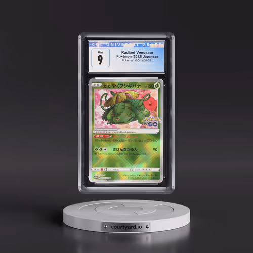 2022 Pokémon GO #004/071 Radiant Venusaur - Holo (CGC 9 MINT)