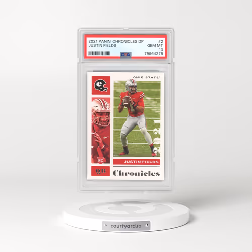 2021 Panini Chronicles Draft Picks #2 Justin Fields (PSA 10 GEM MINT)