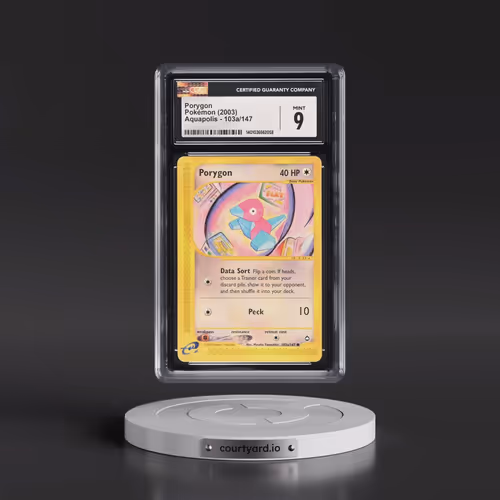 2003 Aquapolis #103a/147 Porygon (CGC 9 MINT)