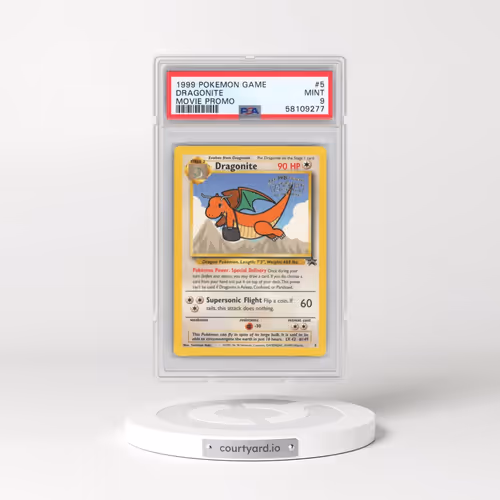 1999 Pokémon Game Movie #5 Dragonite - Movie Promo (PSA 9 MINT)