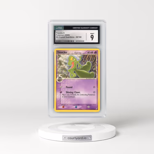 2006 EX Crystal Guardians #68/100 Treecko δ (CGC 9 MINT)