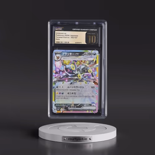 2024 High Class Pack: Terastal Fest ex - sv8a #093/187 Umbreon ex - Holo (CGC 10 PRISTINE)