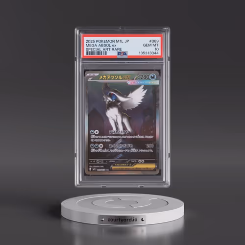 2025 Pokémon M1l-Mega Brave #089 Mega Absol EX - Holo Special Art Rare (PSA 10 GEM MINT)