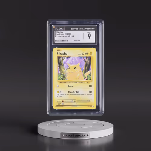 2016 Evolutions #35/108 Pikachu (CGC 9 MINT)