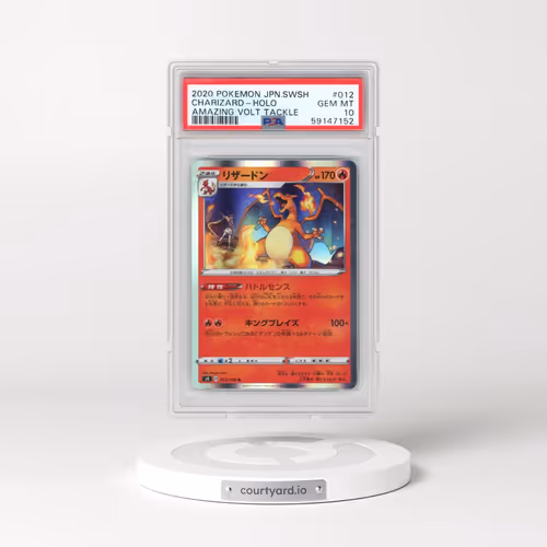 2020 Pokémon Sword & Shield Amazing Volt Tackle #012 Charizard - Holo (PSA 10 GEM MINT)