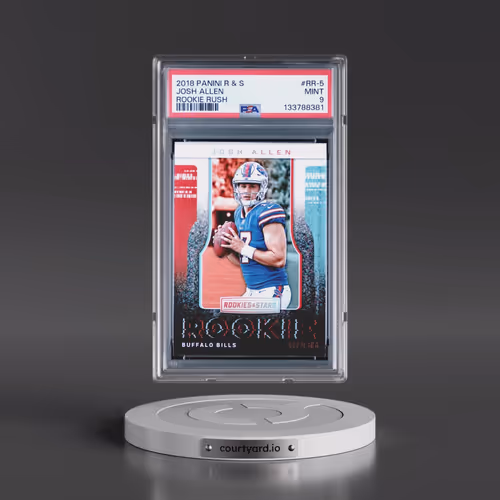 2018 Panini Rookies & Stars Rookie Rush #RR-5 Josh Allen (PSA 9 MINT)