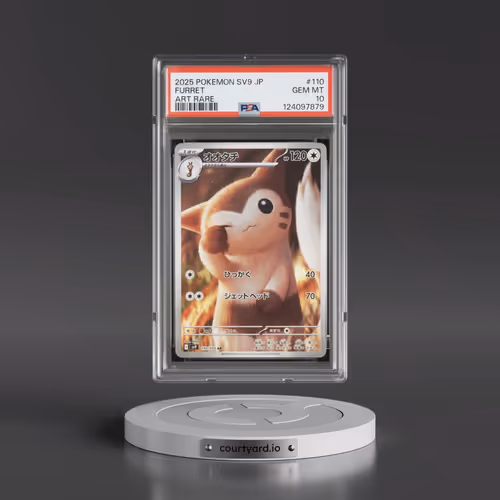 2025 Pokémon SV9-Battle Partners #110 Furret - Art Rare (PSA 10 GEM MINT)