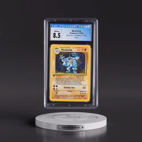 1999 Base Set #8/102 Machamp - 1st Edition Holo (CGC 8.5 NM-MT+)