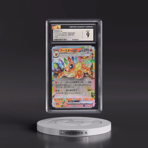 2024 Pokémon Sv8a-Terastal Fest EX #022 Flareon EX - Holo (CGC 9 MINT)
