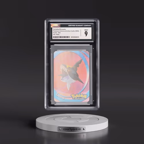 2004 Pokémon Advanced Action Cards (2004 Panini) - English #35 Carvanha/Sharpedo - U.K. Print (Cards