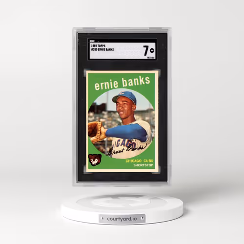 1959 Topps #350 Ernie Banks (SGC 7 NM)