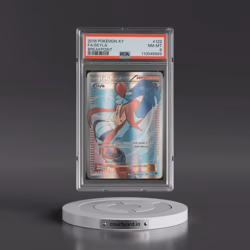 2016 Pokémon XY Breakpoint #122 Skyla - Full Art (PSA 8 NM-MT)