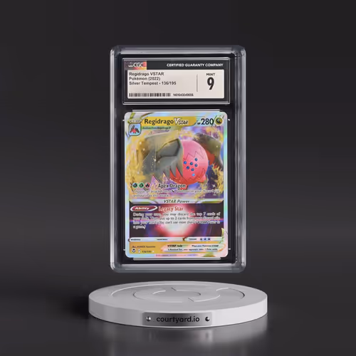 2022 Silver Tempest #136/195 Regidrago VSTAR - Holo (CGC 9 MINT)