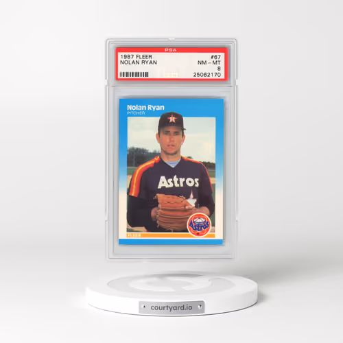 1987 Fleer #67 Nolan Ryan (PSA 8 NM-MT)