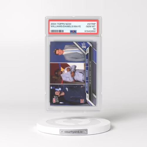 2024 Topps Now #DTRIP Caleb Williams/Drake Maye/Jayden Daniels (PSA 10 GEM MINT)