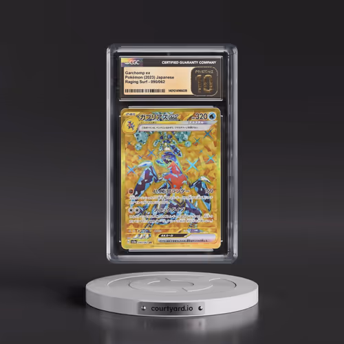 2023 Pokémon Sv3a-Raging Surf #090 Garchomp EX - Holo Ultra Rare (CGC 10 PRISTINE)