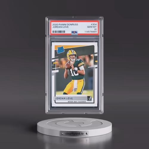 2020 Panini Donruss #304 Jordan Love (PSA 10 GEM MINT)