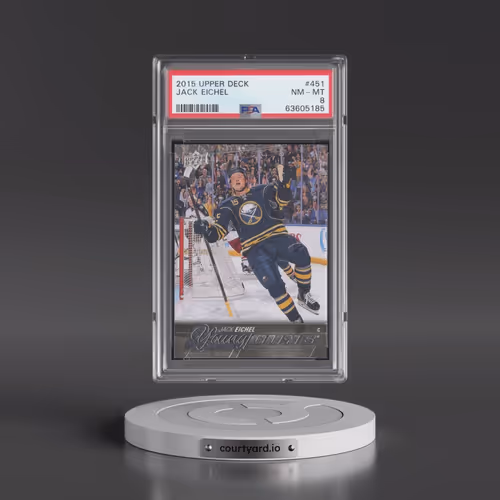 2015 Upper Deck #451 Jack Eichel (PSA 8 NM-MT)