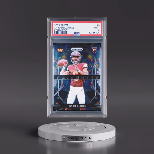 2024 Panini Prizm Prizmatic #3 Jayden Daniels (PSA 9 MINT)
