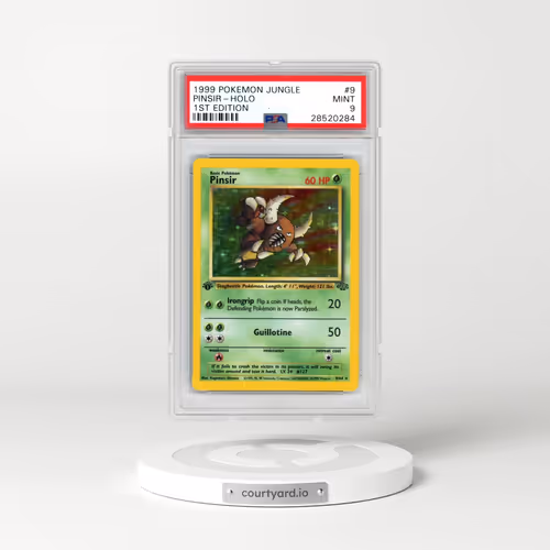 1999 Pokémon Jungle #9 Pinsir - 1st Edition Holo (PSA 9 MINT)