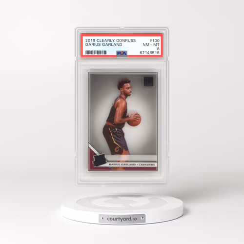 2019 Panini Clearly Donruss #100 Darius Garland (PSA 8 NM-MT)
