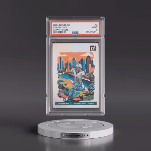 2024 Panini Donruss Downtown! #3 Tyreek Hill (PSA 9 MINT)