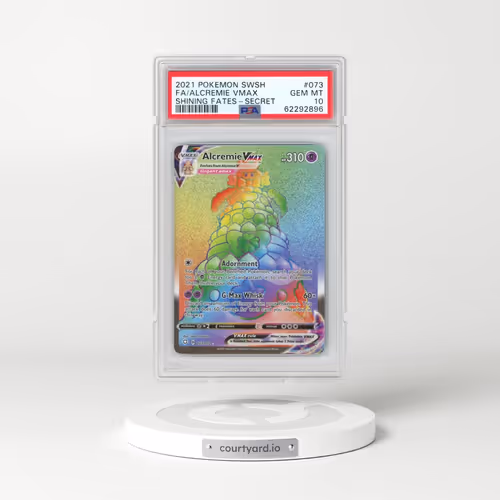 2021 Pokémon Sword & Shield Shining Fates #073 Alcremie Vmax - Full Art Secret (PSA 10 GEM MINT)