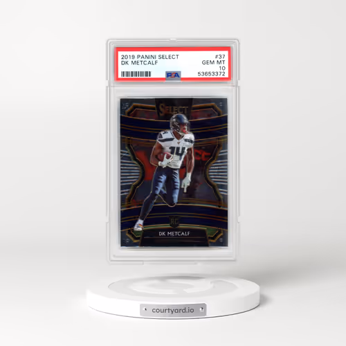 2019 Panini Select #37 DK Metcalf (PSA 10 GEM MINT)