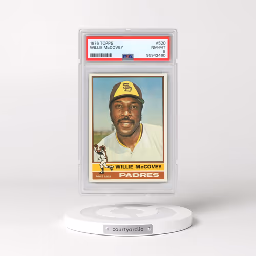 1976 Topps #520 Willie McCovey (PSA 8 NM-MT)