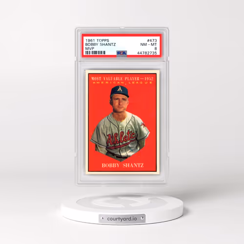 1961 Topps #473 Bobby Shantz - MVP (PSA 8 NM-MT)