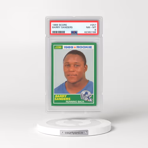 1989 Score #257 Barry Sanders (PSA 8 NM-MT)