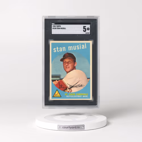 1959 Topps #150 Stan Musial (SGC 5 EX)