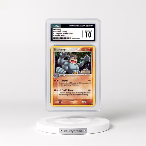 2006 EX Legend Maker #9 Machamp - Holo (CGC 10 GEM MINT)