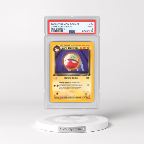 2000 Pokémon Rocket #34 Dark Electrode - 1st Edition (PSA 9 MINT)