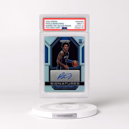 2022 Panini Prizm Rookie Signatures #RSIPBN Paolo Banchero - Silver Prizm (PSA 9 MINT)