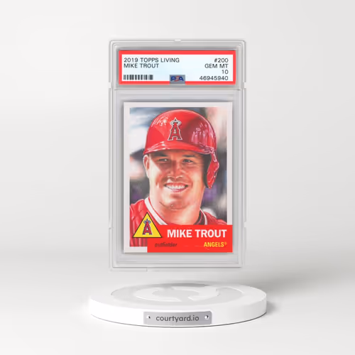 2019 Topps Living #200 Mike Trout (PSA 10 GEM MINT)