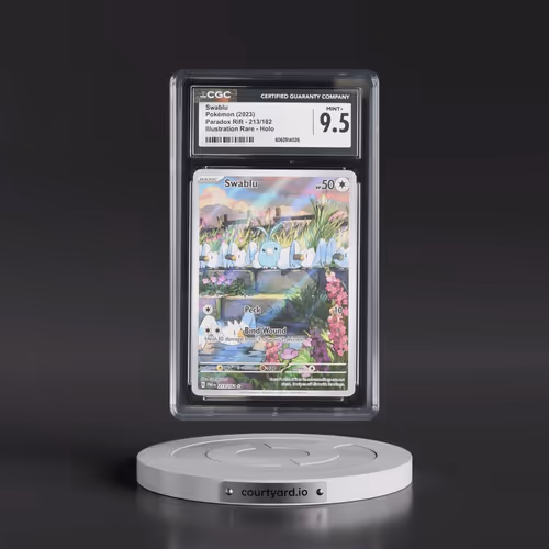 2023 Paradox Rift - PAR EN #213/182 Swablu - Illustration Rare Holo (CGC 9.5 MINT+)