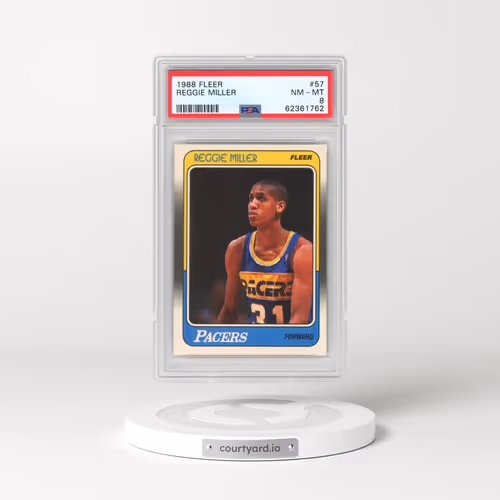 1988 Fleer #57 Reggie Miller (PSA 8 NM-MT)