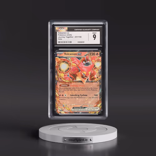 2025 Journey Together - JTG EN #031/159 Volcanion ex - Holo (CGC 9 MINT)
