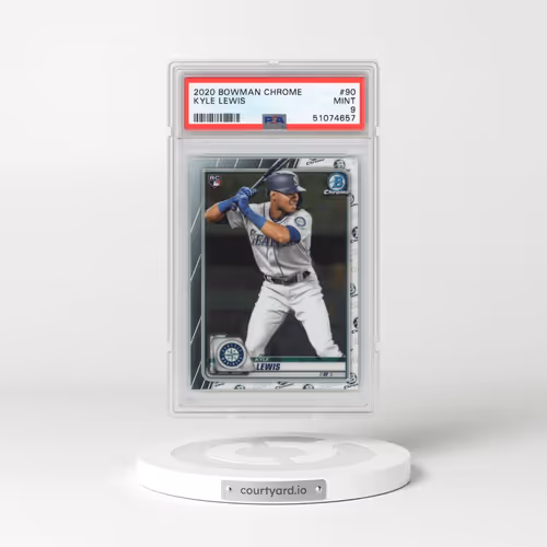 2020 Bowman Chrome #90 Kyle Lewis (PSA 9 MINT)