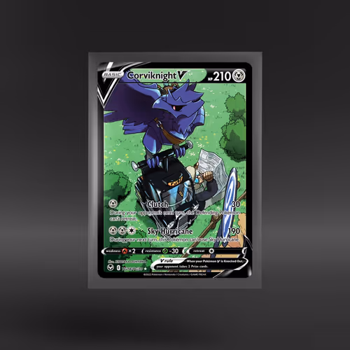 Silver Tempest Trainer Gallery #TG18/TG30 Corviknight V