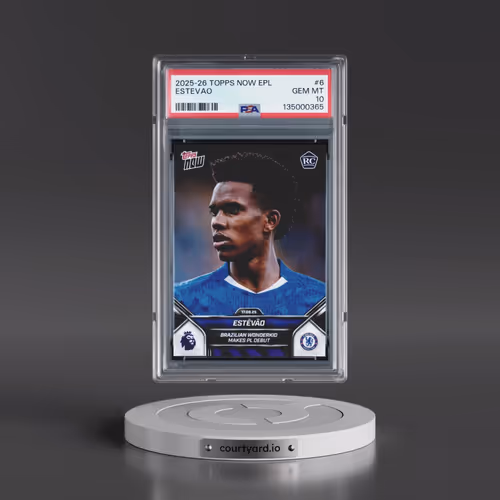 2025-2026 Topps Now Premier League #6 Estevao (PSA 10 GEM MINT)