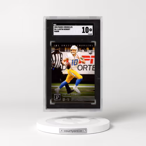 2020 Panini Chronicles #PA-3 Justin Herbert - Panini (SGC 10 GEM MINT)